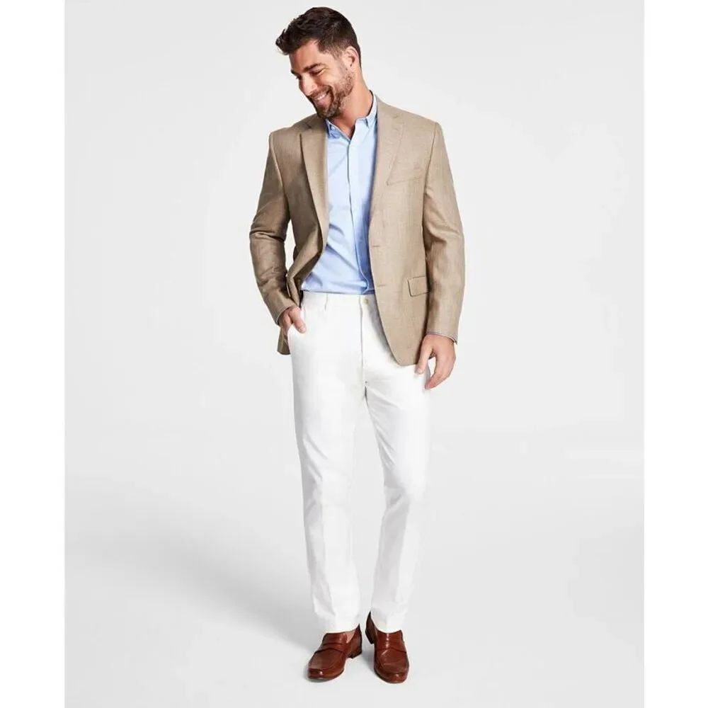 ✨Lauren Ralph Lauren Men s Classic-Fit Tan Sz 40R Blazer✨